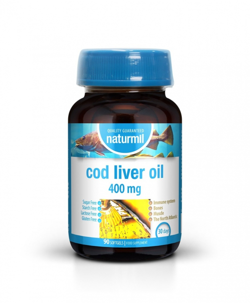 TYPE NATURE COD LIVER OIL 400 MG X 90 CPS.