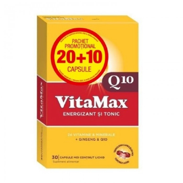 VITAMAX Q10 X 30 CPS 20 + 10 PROMO
