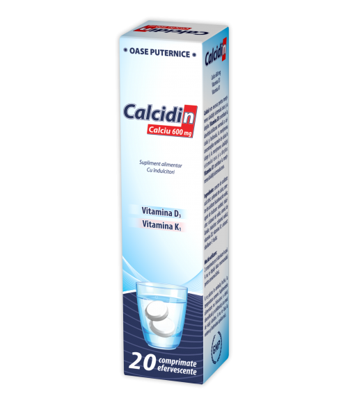 CALCIDIN X 20 COMPRIMATE EFERVESCENTE ZDROVIT