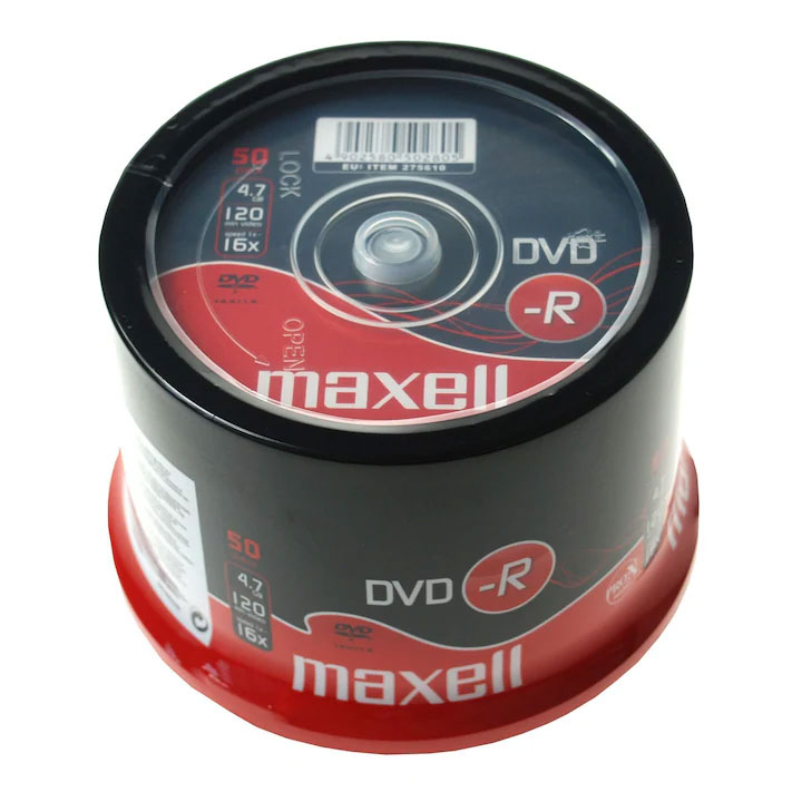 Cd, dvd, blue-ray MAXELL | DVD-R 50/SET MAXELL 4.7GB 16X CAK