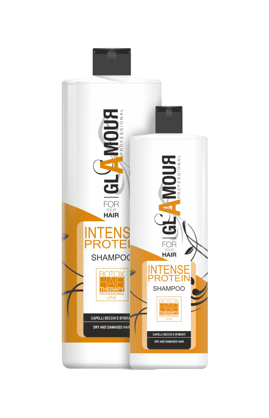 GM INTENSE PROTEIN sampon pentru par uscat cu efect de botox 1L