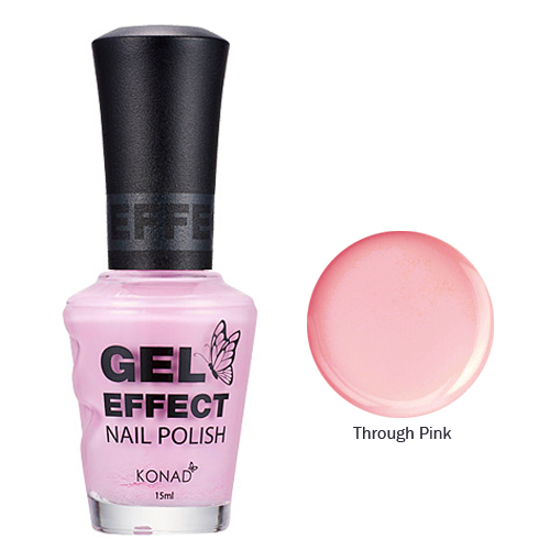 KONAD Gel Effect 15ml lac de unghii Nail 06 See Through Pink