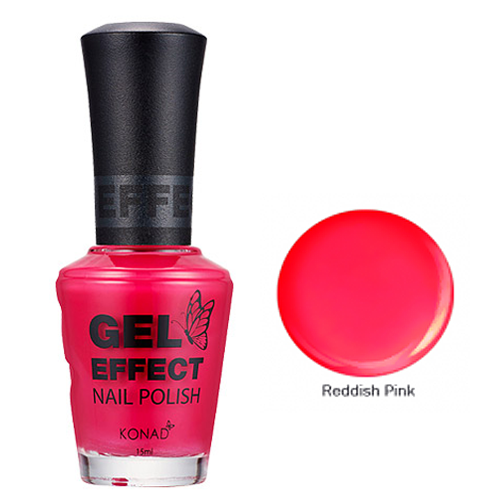 KONAD Gel Effect 15ml lac de unghii Nail 07 Reddish Pink