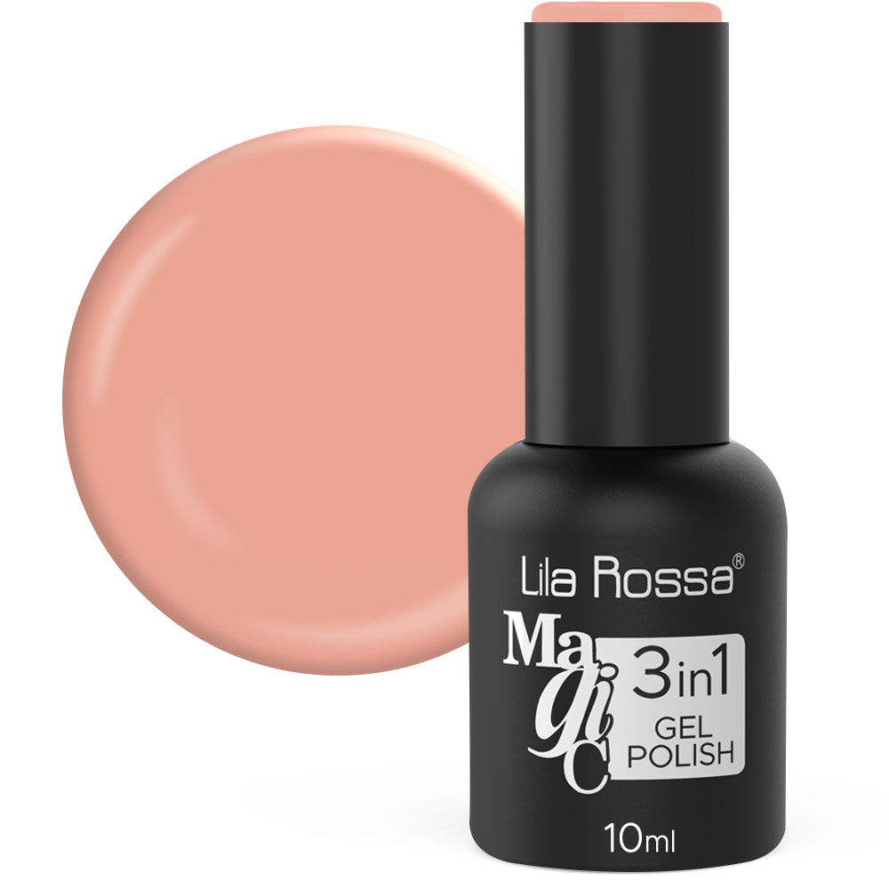 Oja semipermanenta Lila Rossa Magic 3in1 008 Peach Lucios 10 ml