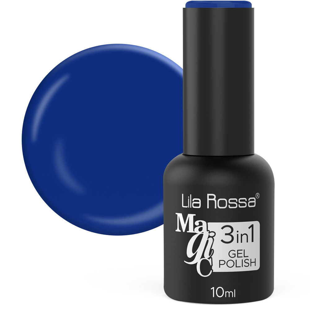 Oja Semipermanenta Lila Rossa Magic 3in1 042 Blue Lucios 10 Ml imagine produs