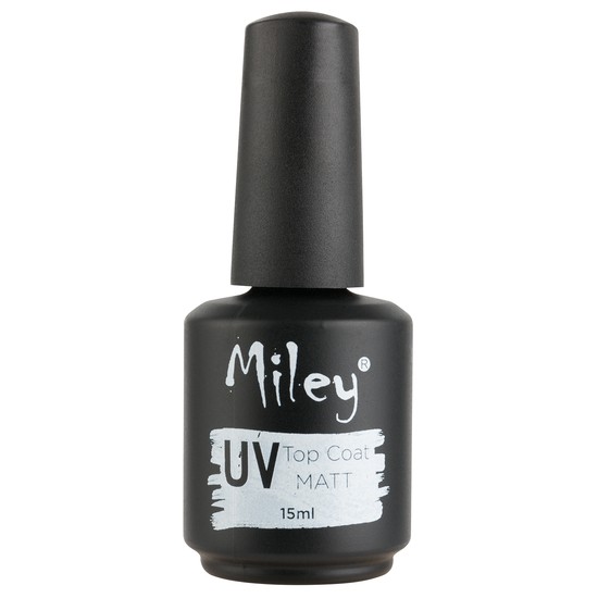 Top Coat UV matt Miley pentru gel 15ml