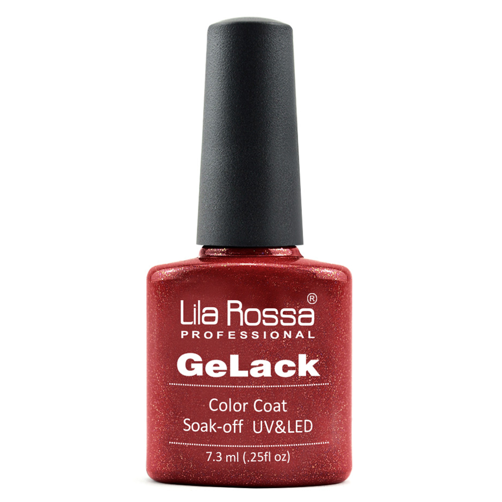 Oja semipermanenta Lila Rossa Gelack, 040 Darkred, 7.3 ml
