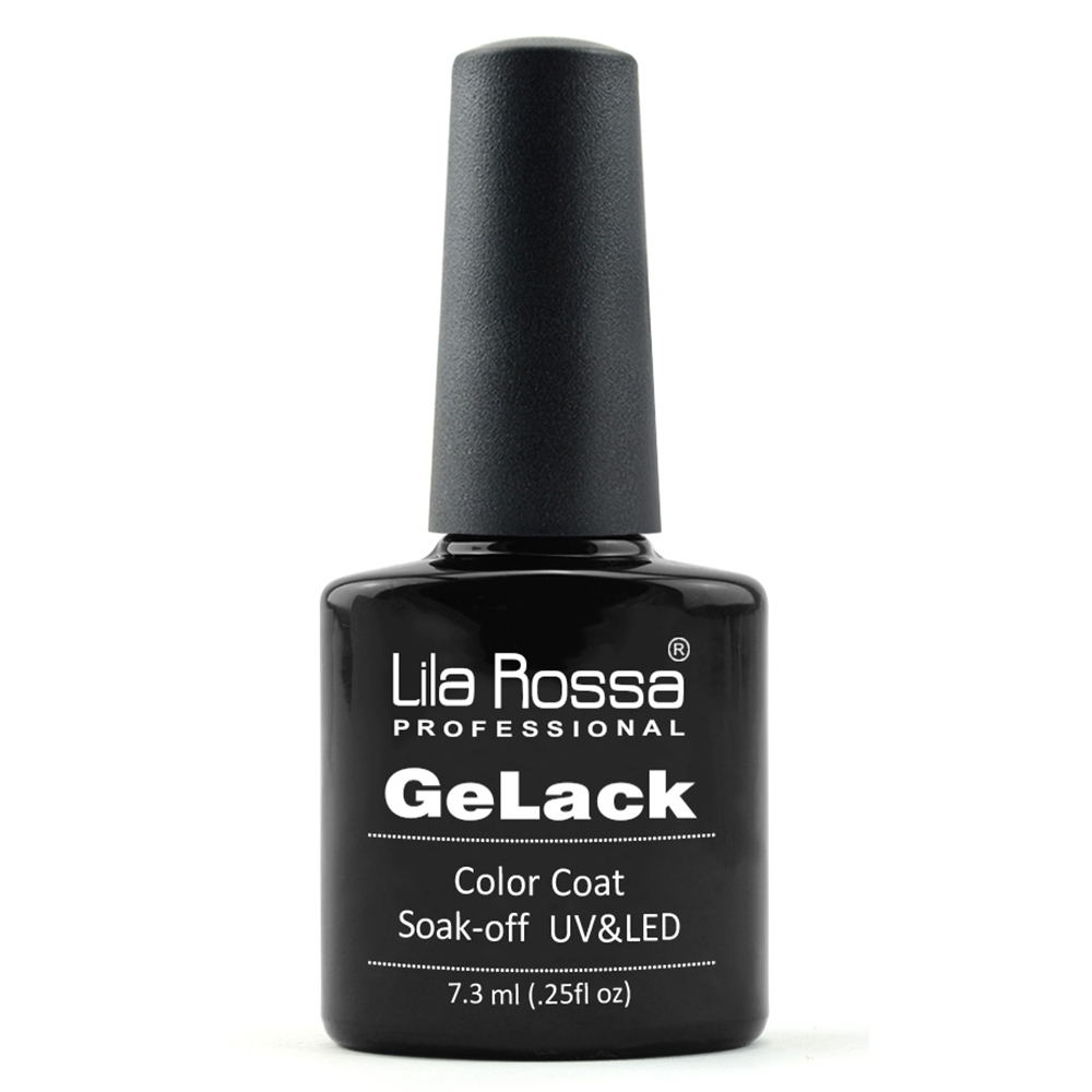 Oja semipermanenta Lila Rossa Gelack, 030 Black, 7.3 ml