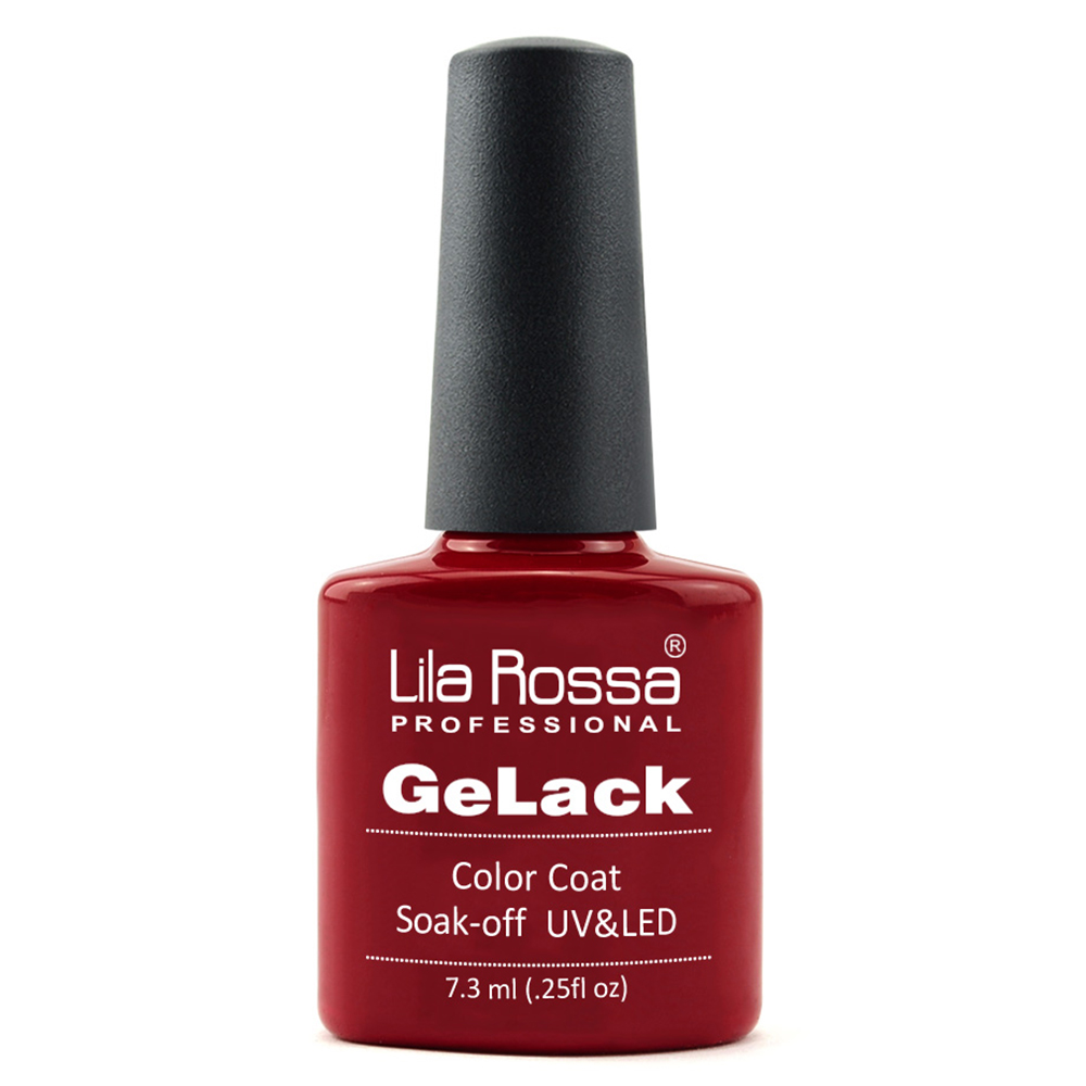 Oja semipermanenta Lila Rossa Gelack, 008 Darkred, 7.3 ml