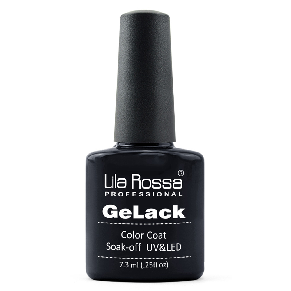 Oja semipermanenta Lila Rossa Gelack, 094 Black, 7.3 ml