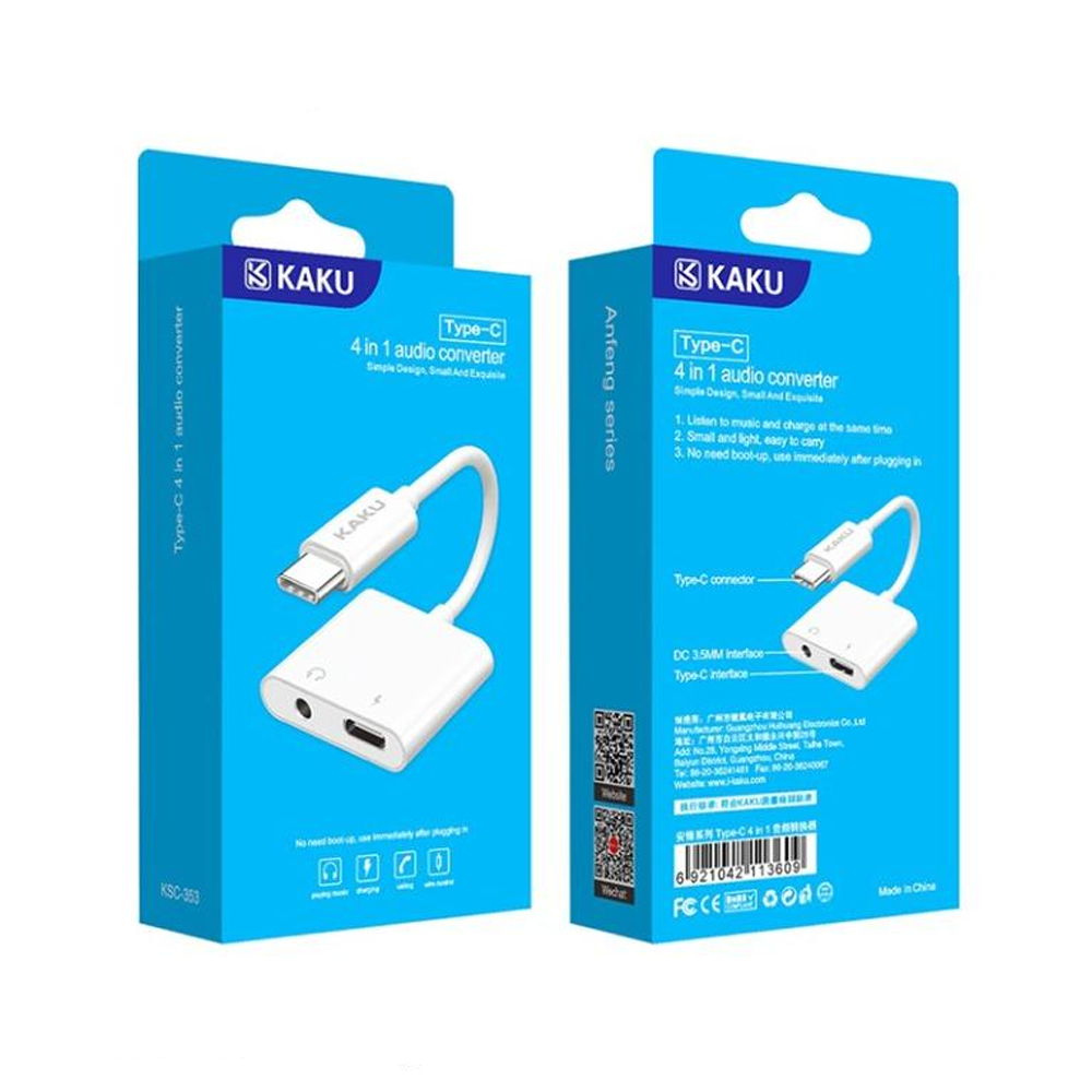 Adaptor audio 4 in 1 USB tip C - AUX si port tip C, [7],https:lilarossa.ro