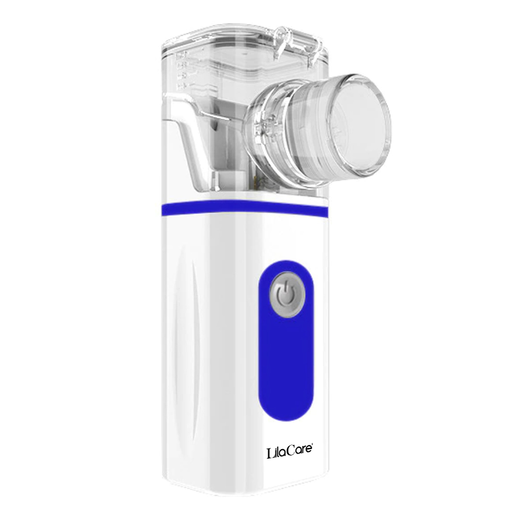 Aparat aerosoli, nebulizator portabil cu baterii, Lila Care, silentios, masca adulti si copii , [2],https:lilarossa.ro
