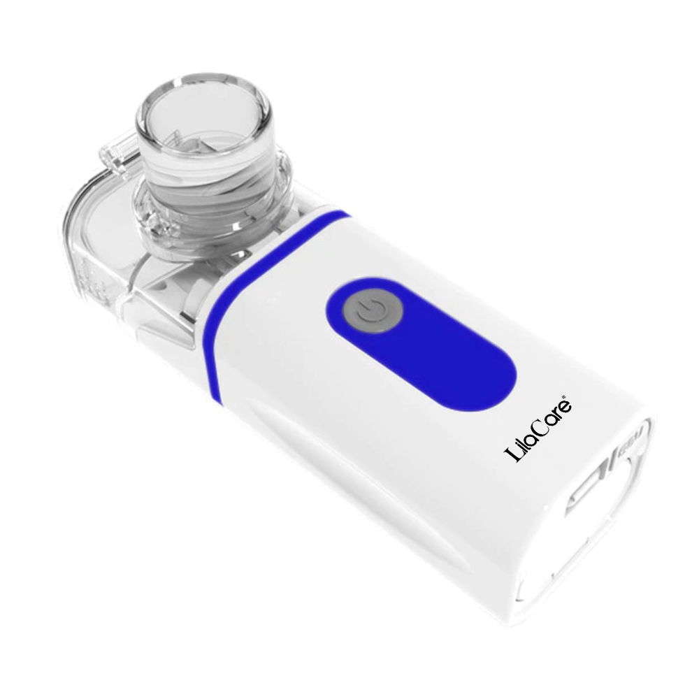 Aparat aerosoli, nebulizator portabil cu baterii, Lila Care, silentios, masca adulti si copii , [4],https:lilarossa.ro