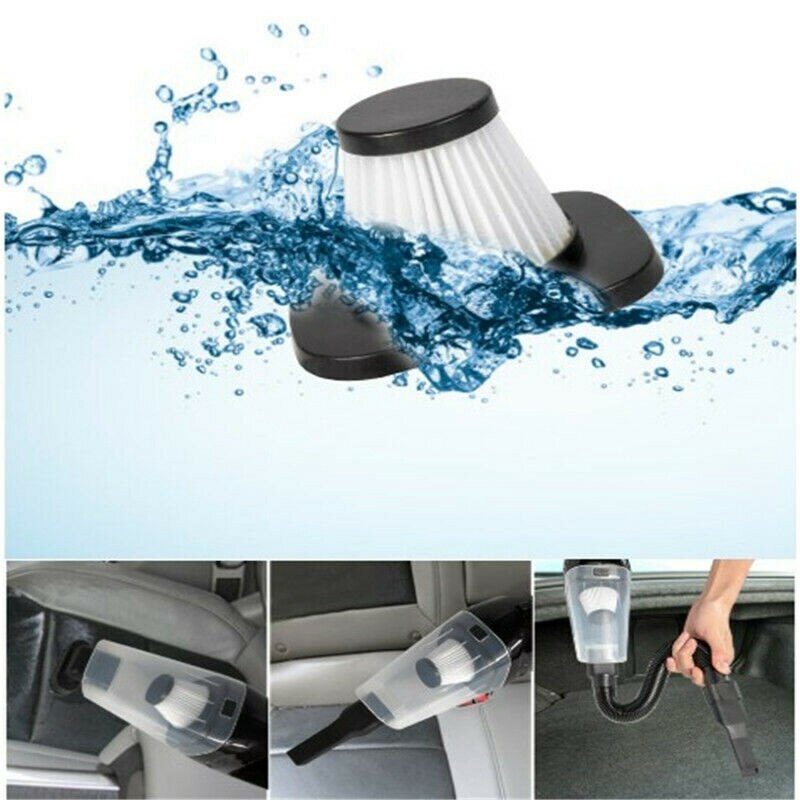 Aspirator portabil Loomax, pentru masina, cu dubla utilizare, umed si uscat, 80 W, Negru, [5],https:lilarossa.ro