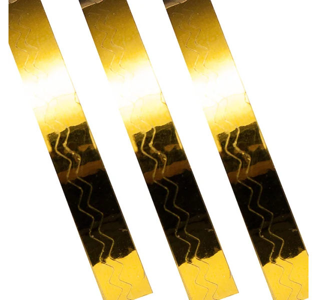 Banda decorativa lata, gold, [6],https:lilarossa.ro