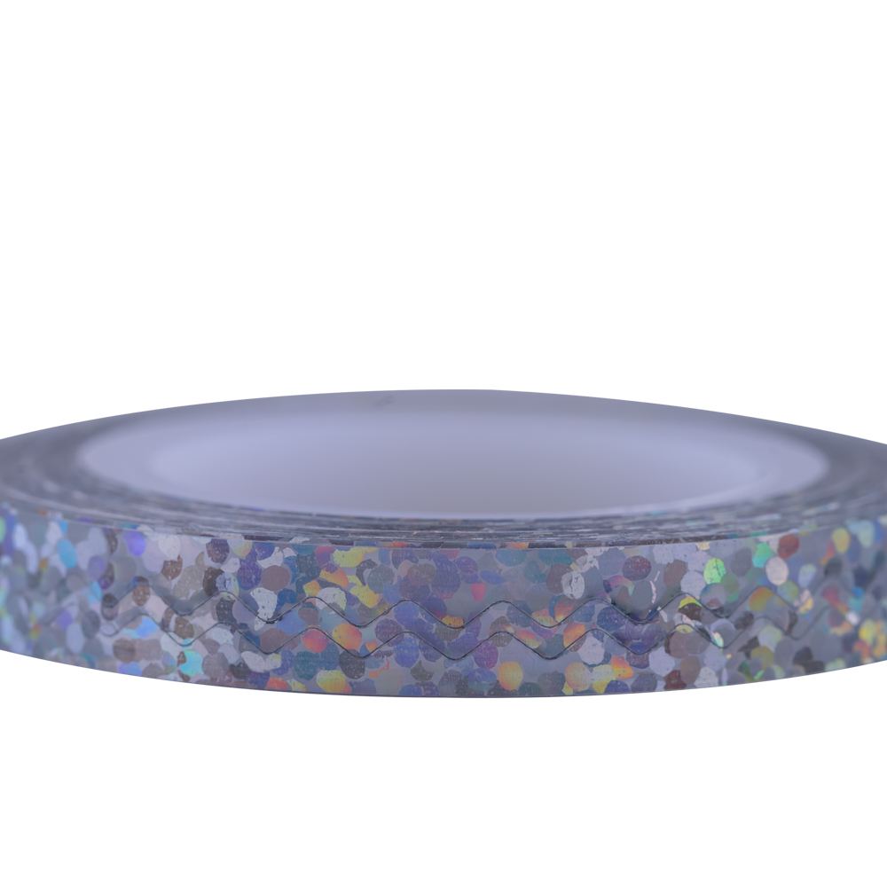 Banda decorativa lata, laser silver, [2],https:lilarossa.ro