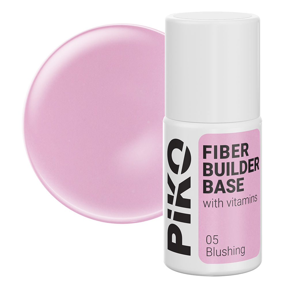 Fiber Builder Base cu Vitamine, Piko, 7 ml, 05 Blushing Base