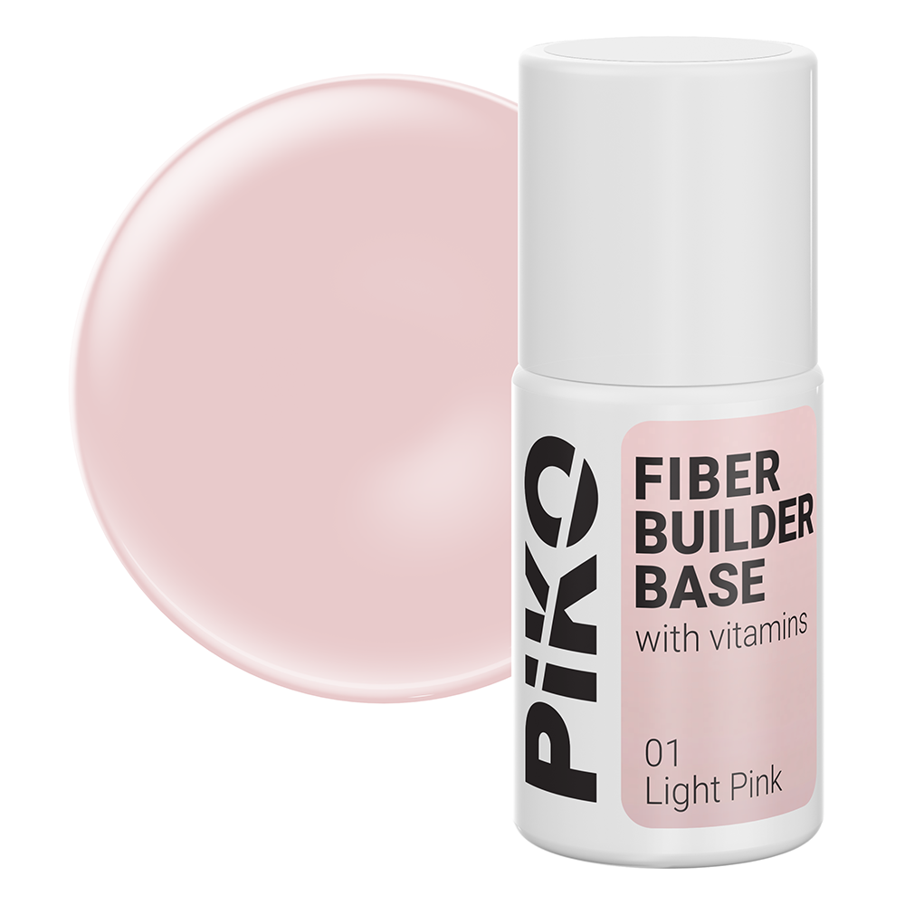 Fiber Builder Base cu Vitamine, Piko, 7 ml, 01 Light Pink lila-rossa.ro imagine noua 2022