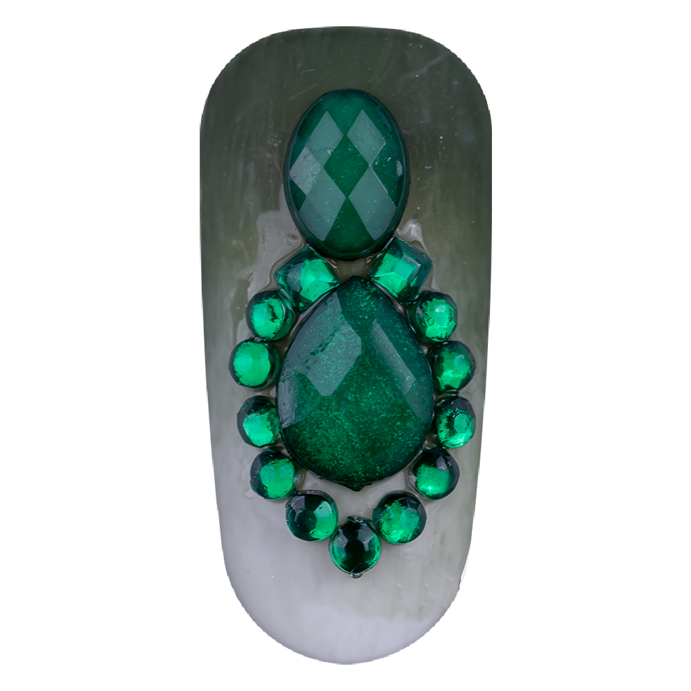 Carusel decor unghii, model pietricele multicolore, [3],https:lilarossa.ro