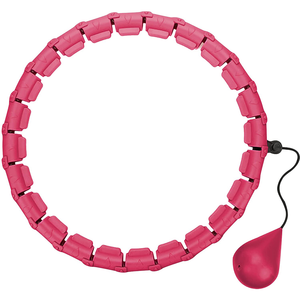 Aparat pentru antrenament Karemi, gimnastica si slabit model Hula Hoop, roz