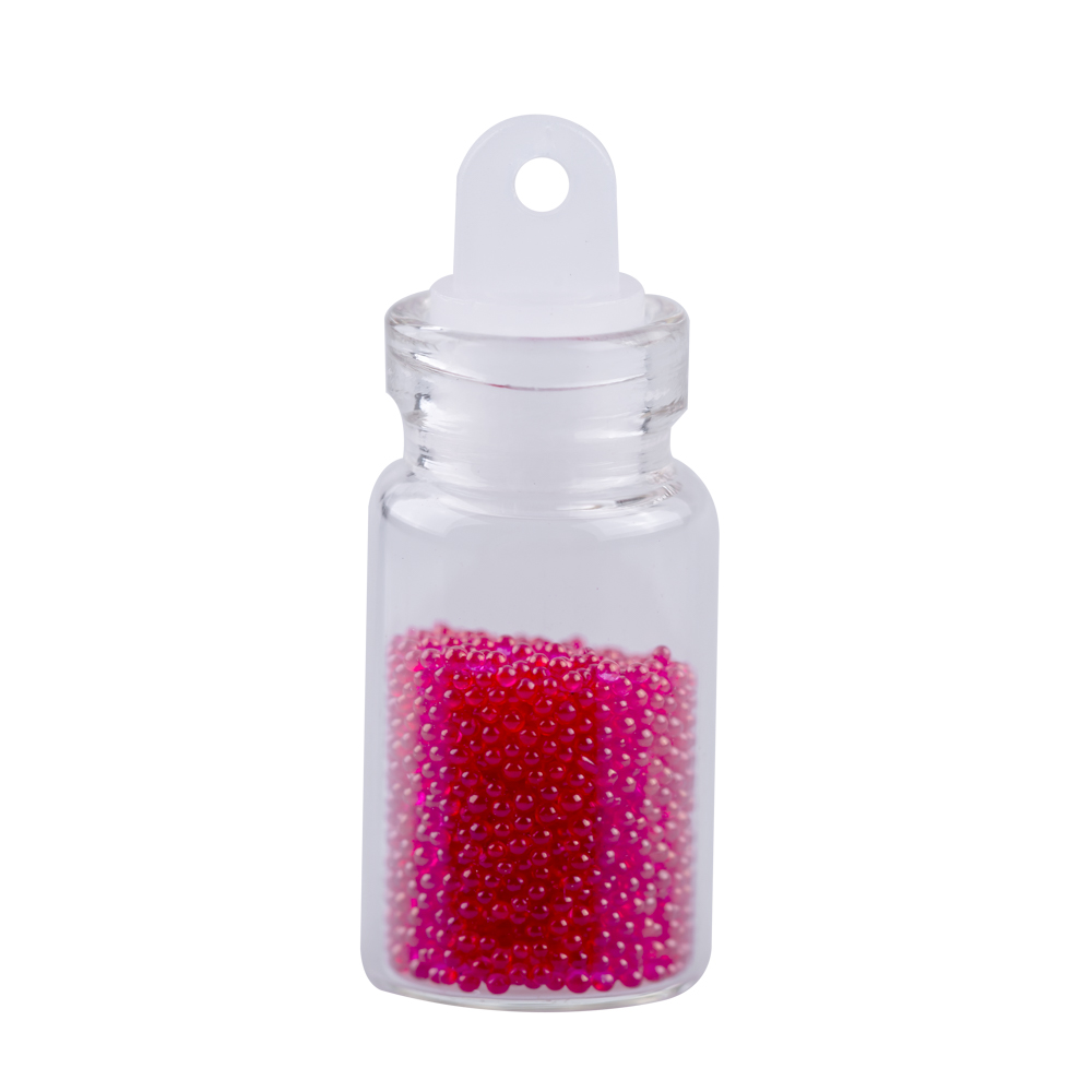 Set decor unghii, sticlute pietricele tip caviar, 12 buc, DU19-4, [6],https:lilarossa.ro