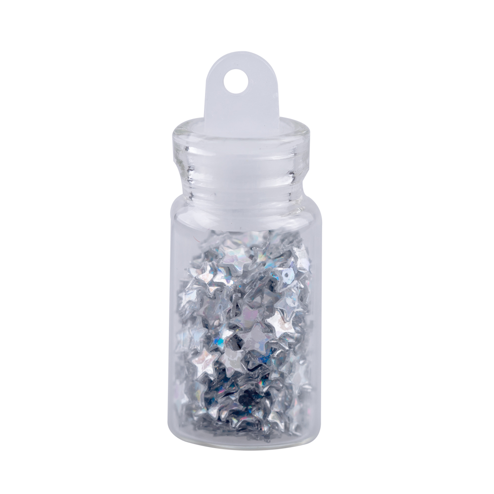 Set decor unghii, sticlute paiete, 12 buc, DU19-2, [6],https:lilarossa.ro