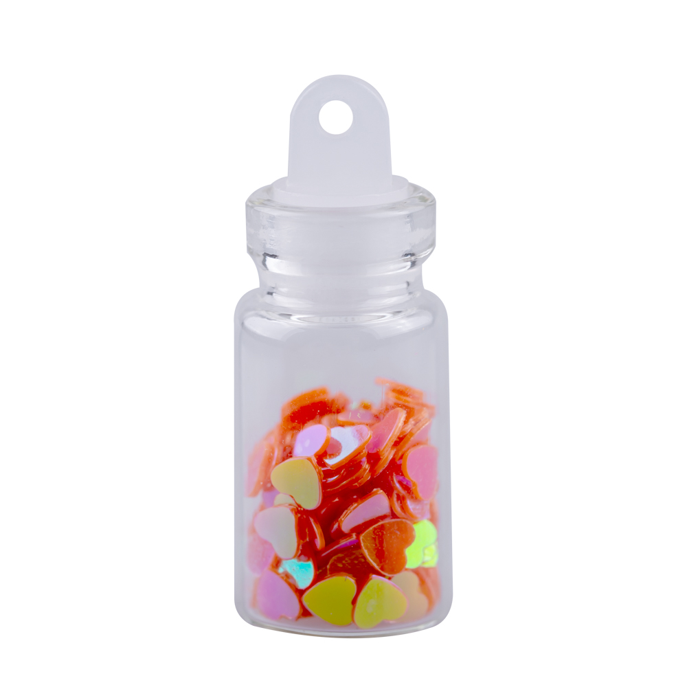 Set decor unghii, sticlute paiete, 12 buc, DU19-2, [7],https:lilarossa.ro