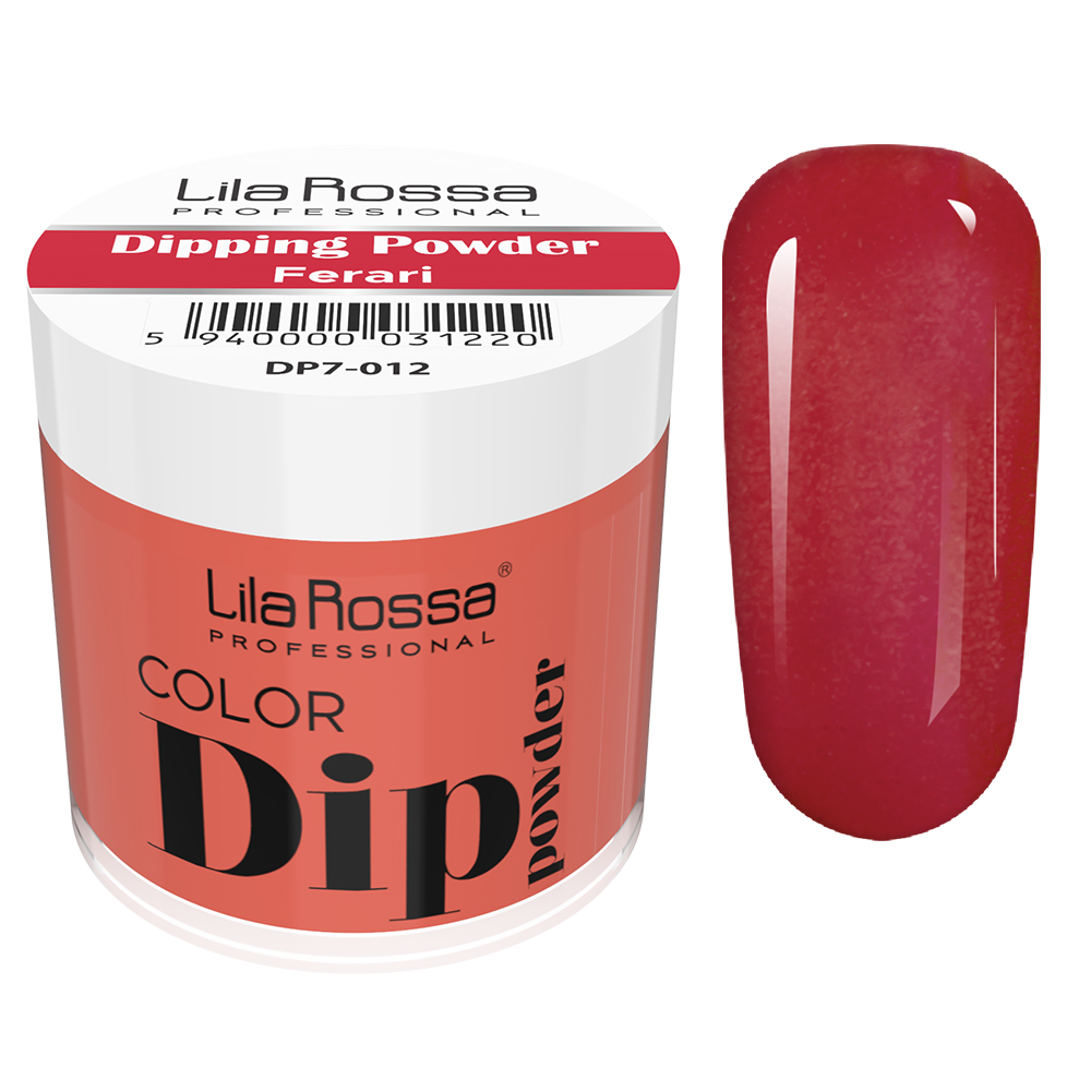 Dipping powder color, Lila Rossa, 7 g, 012 ferrari 012 imagine noua 2022