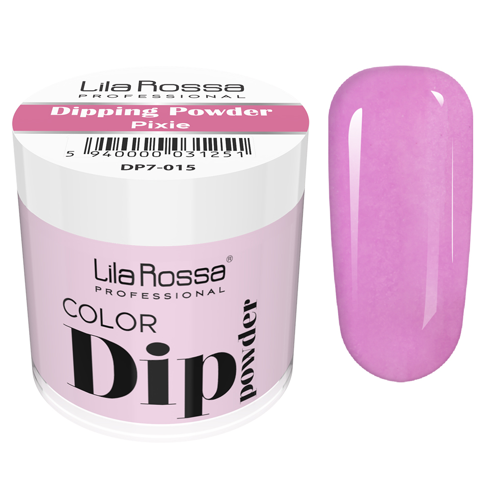 Dipping powder color, Lila Rossa, 7 g, 015 pixie 015 imagine noua 2022