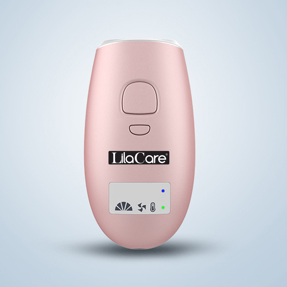 Epilator IPL Lila Care, epilare definitiva, 990.000 pulsatii, 5 trepte de putere, cu ecran LCD, roz, [4],https:lilarossa.ro