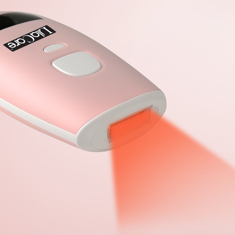 Epilator IPL Lila Care, epilare definitiva, 990.000 pulsatii, 5 trepte de putere, cu ecran LCD, roz, [5],https:lilarossa.ro