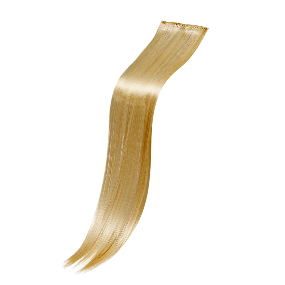Extensie clip-on Lila Rossa, 60 cm, cu 2 clipsuri, blond inchis