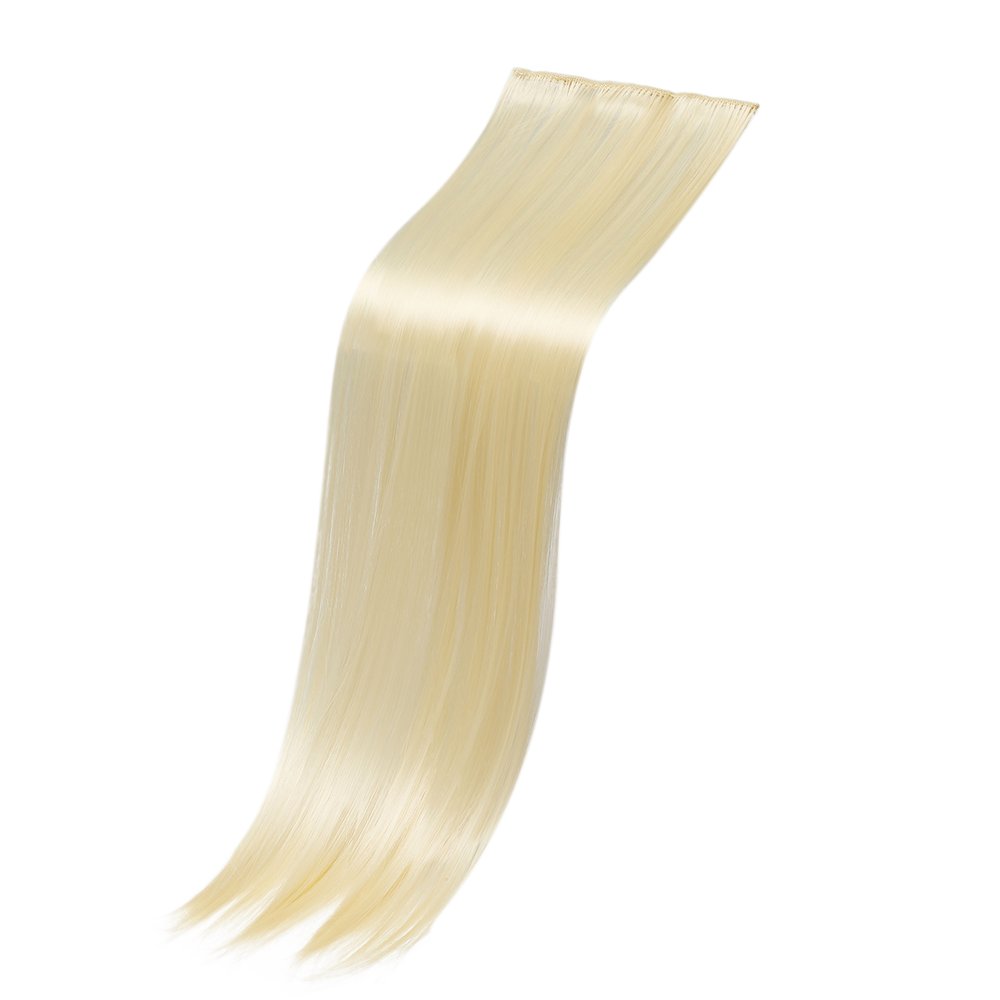 Extensie clip-on Lila Rossa, 60 cm, cu 3 clipsuri, blond deschis blond imagine noua 2022
