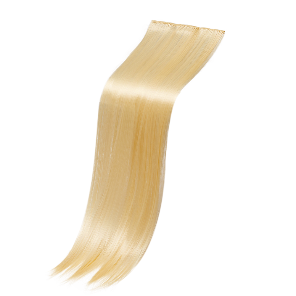 Extensie clip-on Lila Rossa, 60 cm, cu 3 clipsuri, blond inchis blond imagine noua 2022