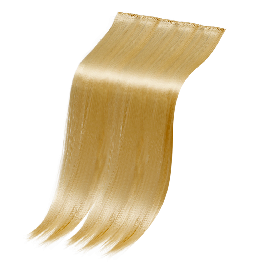 Extensie clip-on Lila Rossa, 60 cm, cu 5 clipsuri, blond blond imagine pret reduceri