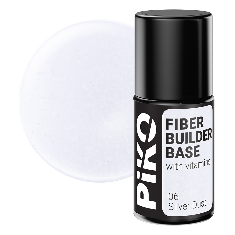 Fiber builder base cu Vitamine, Piko, 7 ml, Silver Dust Base imagine noua 2022