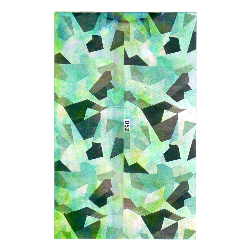 Folie decor unghii, Lila Rossa, cu adeziv, holografica, 052, [3],https:lilarossa.ro