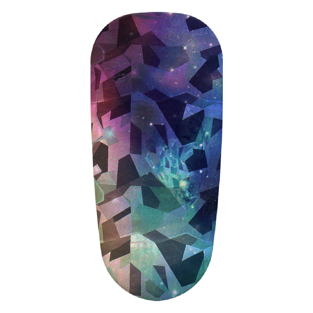 Folie decor unghii, Lila Rossa, cu adeziv, holografica, 075, [4],https:lilarossa.ro