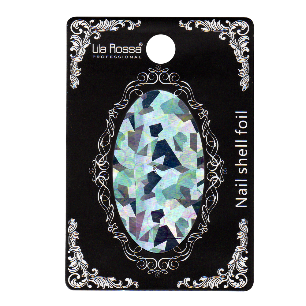 Folie decor unghii, Lila Rossa, cu adeziv, holografica, 089, [2],https:lilarossa.ro