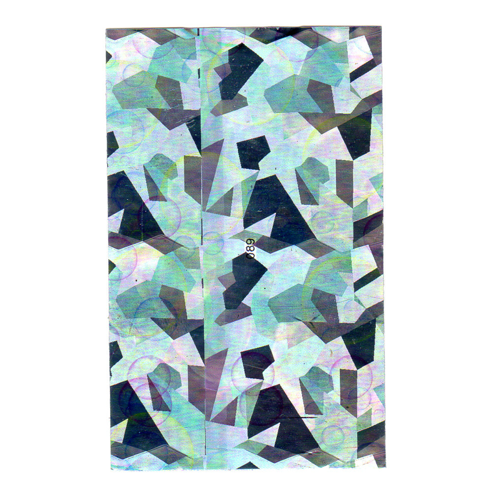 Folie decor unghii, Lila Rossa, cu adeziv, holografica, 089, [3],https:lilarossa.ro