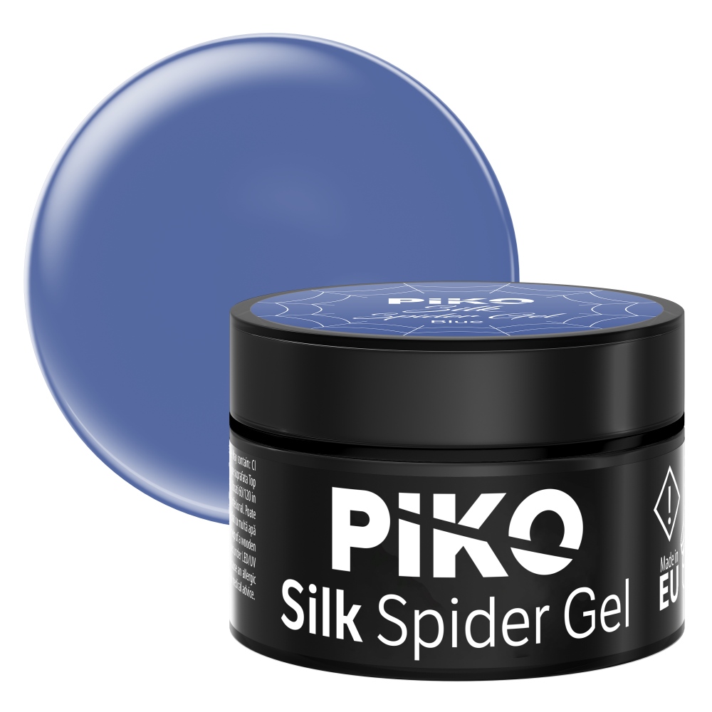 Gel de unghii PIKO silk spider gel Blue Blue imagine pret reduceri