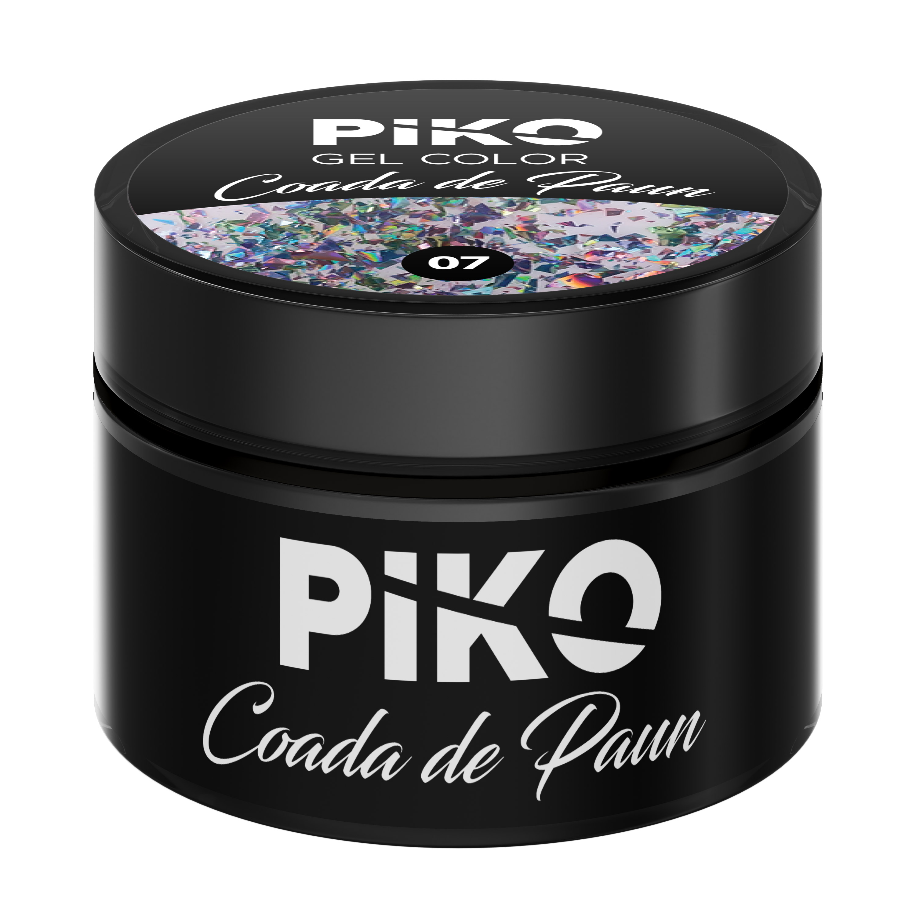 Gel UV color Piko, Coada de paun, 5g, model 07, [2],https:lilarossa.ro