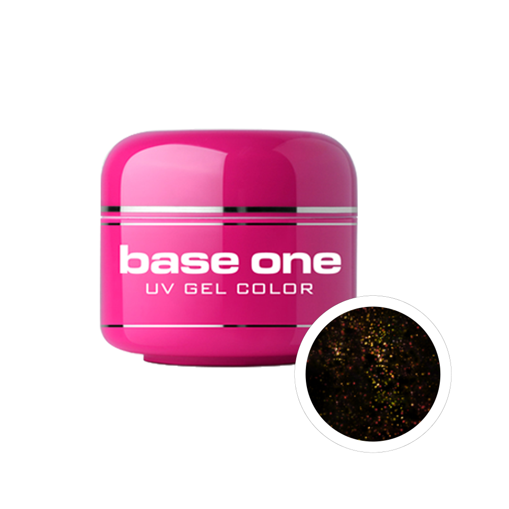 Gel UV color Base One, 5 g, Black Diamond, ruby gold 07 Base imagine noua 2022
