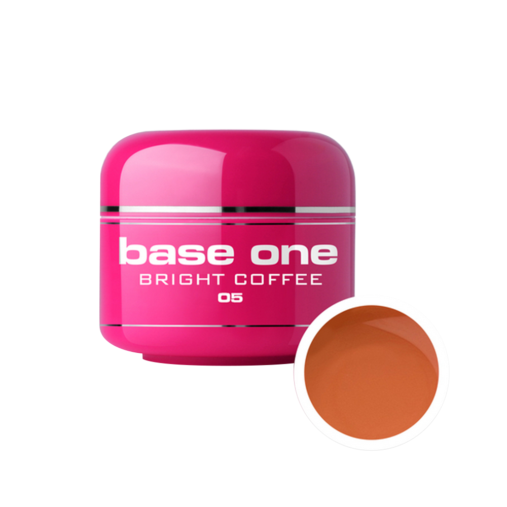 Gel UV color Base One, 5 g, bright coffee 05 Base imagine noua 2022