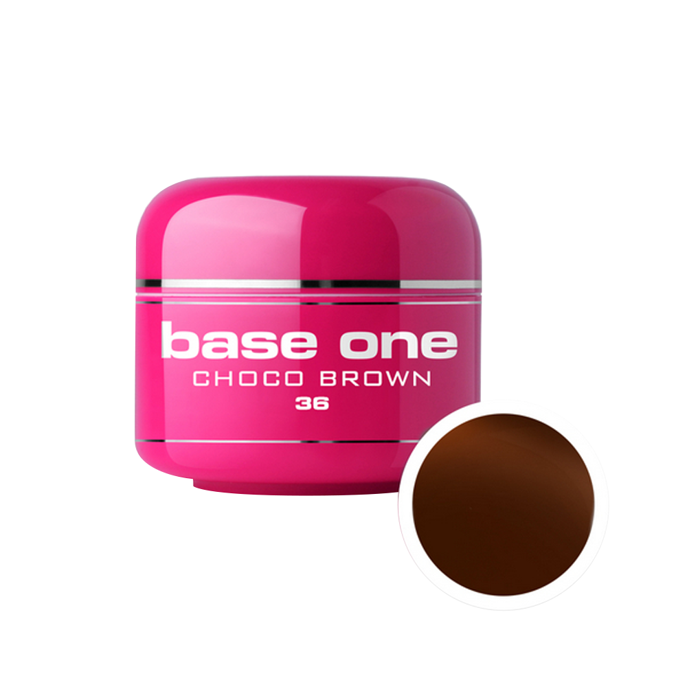 Gel UV color Base One, 5 g, choco brown 36 Base One imagine noua 2022