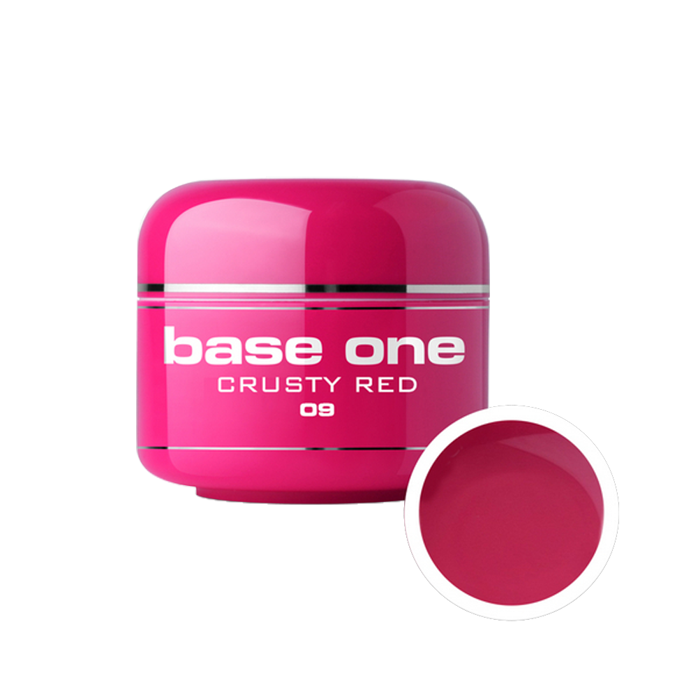 Gel UV color Base One, 5 g, crusty red 09 Base One imagine noua 2022