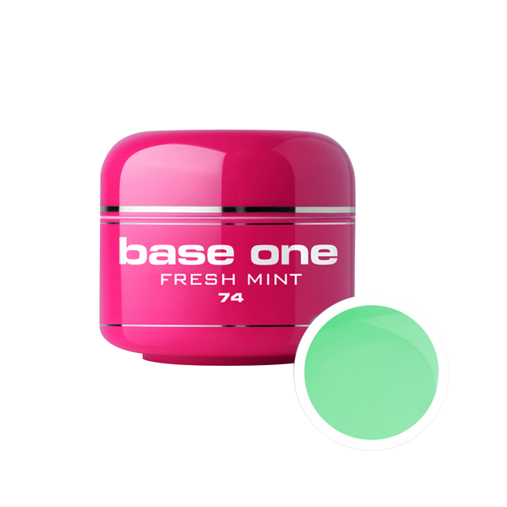 Gel UV color Base One,5 g, fresh mint 74 Base One imagine noua 2022