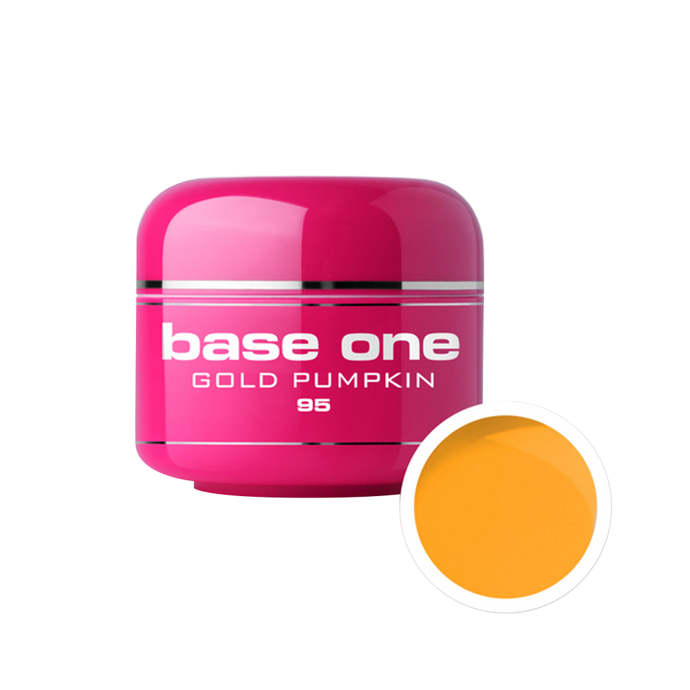 Gel UV color Base One, 5 g, gold pumpkin 95 Base One imagine noua 2022