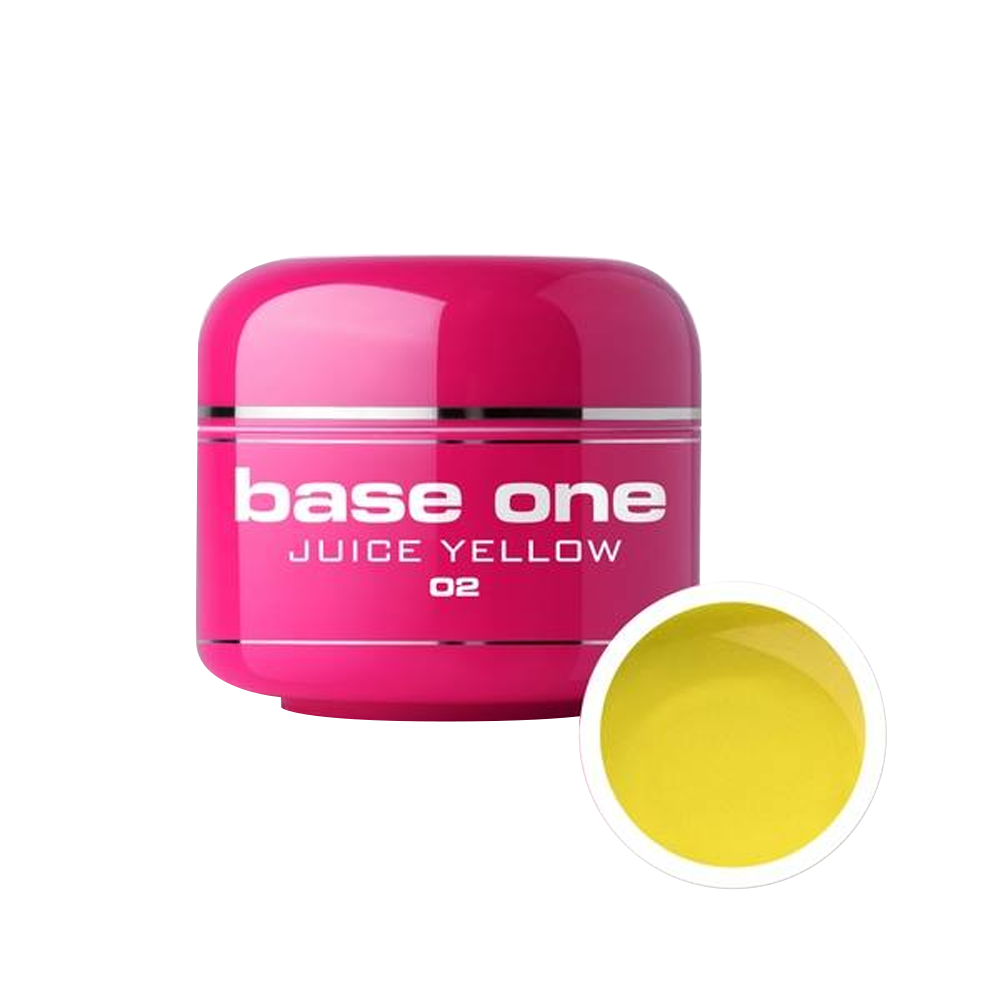 Gel UV color Base One, 5 g, juice yellow 02 Base One imagine noua 2022