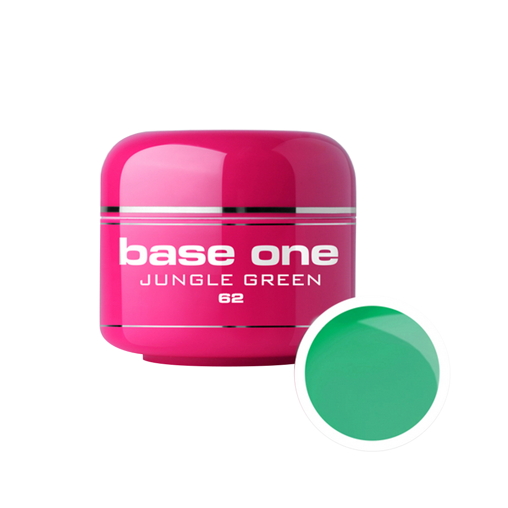 Gel UV color Base One, 5 g,jungle green 62 BASE